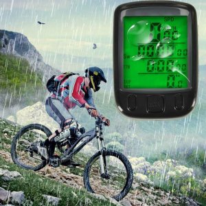 KIK Licznik rowerowy wodoodporny przewodowy 25w1 9