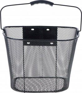 KIK Kosz rowerowy koszyk przedni metalowy click na kliknięcie 3