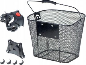 KIK Kosz rowerowy koszyk przedni metalowy click na kliknięcie 4