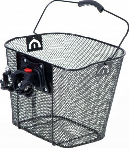 KIK Kosz rowerowy koszyk przedni metalowy click na kliknięcie 5