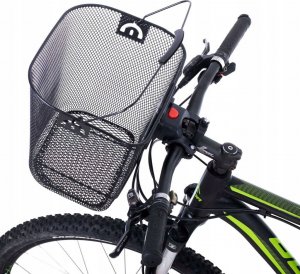 KIK Kosz rowerowy koszyk przedni metalowy click na kliknięcie 8