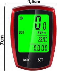 Verk Licznik rowerowy bezprzewodowy prędkościomierz lcd Licznik rowerowy bezprzewodowy prędkościomierz lcd 8