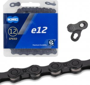 KMC Łańcuch KMC E12 Black Tech, 12-rzędowy, E-bike, 130 ogniw, Box 3