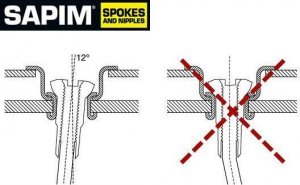 Sapim Nypel redukcyjny Sapim Polyax 13G, mosiężny 14 mm - czarny - do szprych 2,3 mm (38 sztuk) 1