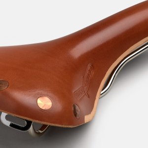 Brooks Siodełko BROOKS SWIFT, Honey, Steel Rail, Waga 510g, Linia Leather 6