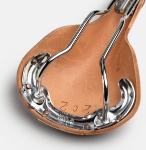 Brooks Siodełko BROOKS SWIFT, Honey, Steel Rail, Waga 510g, Linia Leather 7