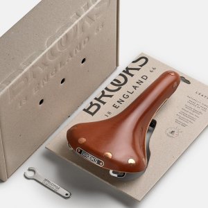 Brooks Siodełko BROOKS SWIFT, Honey, Steel Rail, Waga 510g, Linia Leather 8