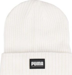 Puma Czapka Puma Ribbed Classic Cuff Beanie biała 024038 06 Senior 1