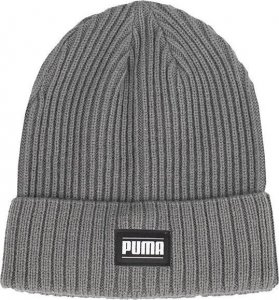 Puma Czapka Puma Ribbed Classic Cuff Beanie szara 024038 03 Senior 1