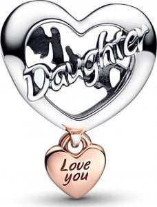 Pandora Kobiecy urok Pandora LOVE YOUR DAUGHTER HEART 1