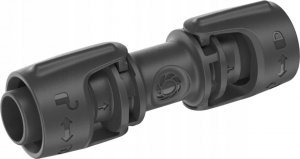 Gardena Gardena 13203-20, Pipe coupling, Drip irrigation system, Plastic, Black, 13 mm, 1 pc(s) 1