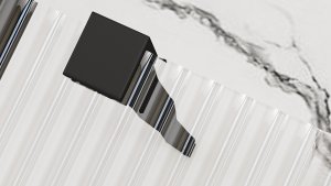 Rea Ścianka prysznicowa Rea Aero Intimo Czarny Mat 90 2