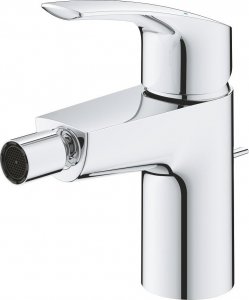 Bateria bidetowa Grohe Bateria bidetowa Eurosmart Jednouchwytowa, rozmiar S, chrom, głowica ceramiczna 28mm, peraltor na przegubie, zestaw odpływowy z drążkiem, ogranicznik 1