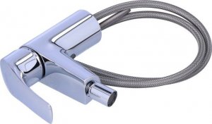 Bateria bidetowa Grohe Eurosmart Jednouchwytowa rozmiar S chrom głowica ceramiczna 28mm peraltor na przegubie zestaw odpływowy z drążkiem ogranicznik 4
