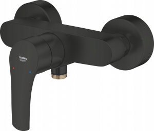 Bateria prysznicowa Grohe Grohe jednouchwytowa bateria prysznicowa Eurosmart czarny mat 335552433 4