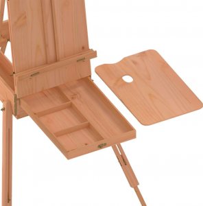 vidaXL vidaXL Sztaluga malarska, 81x121x173 cm, lite drewno bukowe 10