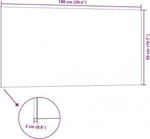 vidaXL vidaXL Panele ścienne 3D, 10 szt., brązowe, 100x50 cm, EPS 6