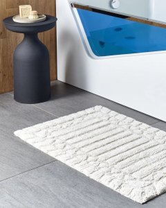 Beliani Dywanik łazienkowy 60x90cm beżowy 2