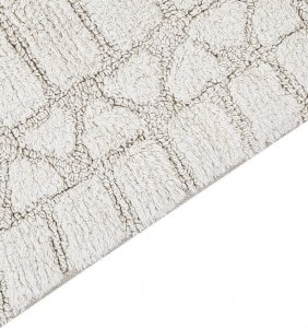 Beliani Dywanik łazienkowy 60x90cm beżowy 3