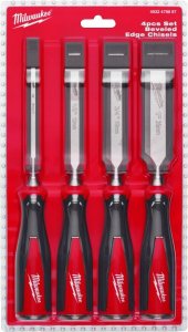 Sourcing MILWAUKEE WOOD CHISEL SET 4 pcs. WITH CHAMFERED EDGE (6, 12, 19, 25 mm) 1