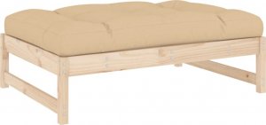 vidaXL vidaXL Podnóżek ogrodowy, 120x80 cm, lite drewno sosnowe 2