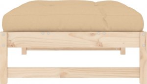 vidaXL vidaXL Podnóżek ogrodowy, 120x80 cm, lite drewno sosnowe 5