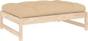 vidaXL vidaXL Podnóżek ogrodowy, 120x80 cm, lite drewno sosnowe 6