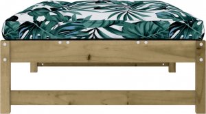 vidaXL vidaXL Podnóżek ogrodowy, 120x80 cm, impregnowane drewno sosnowe 5