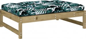 vidaXL vidaXL Podnóżek ogrodowy, 120x80 cm, impregnowane drewno sosnowe 6