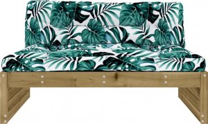 vidaXL vidaXL Siedzisko środkowe, 120x80 cm, impregnowane drewno sosnowe 3