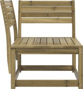 vidaXL Narożne siedzisko ogrodowe, 73x73x78 cm, impregnowana sosna 5