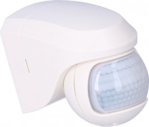 Niko Infra Garde 200 Max IP44, zasięg 12m, czujnik ruchu naścienny, zasilanie 230W, przekaźnik 5A 1000W, tryb impulsowy, kąt detekcji 200st, biały 2