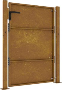 vidaXL vidaXL Furtka ogrodowa, 105x155 cm, stal kortenowska 6