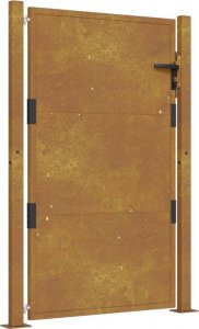 vidaXL vidaXL Furtka ogrodowa, 105x130 cm, stal kortenowska 2