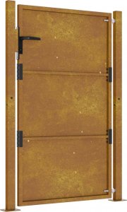 vidaXL vidaXL Furtka ogrodowa, 105x130 cm, stal kortenowska 5