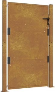 vidaXL vidaXL Furtka ogrodowa, 105x155 cm, stal kortenowska 2