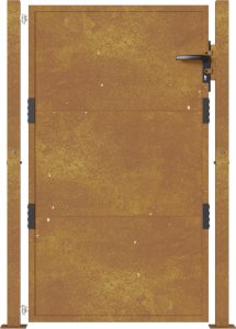 vidaXL vidaXL Furtka ogrodowa, 105x155 cm, stal kortenowska 4