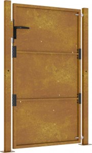 vidaXL vidaXL Furtka ogrodowa, 105x155 cm, stal kortenowska 5