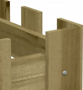 vidaXL 200x30x30 cm impregnowana sosna 7