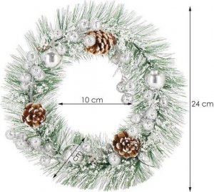 Dekoracja świąteczna Springos wieniec 7