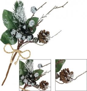 Dekoracja świąteczna Springos gałązka 5
