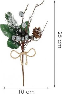 Dekoracja świąteczna Springos gałązka 6