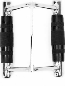 UnderFit Uchwyt do wyciągu UNDERFIT podwójny, trójkątny, gumowany 3