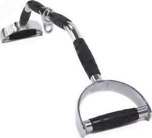 UnderFit Uchwyt do wyciągu UNDERFIT, łamany, podwójny, gumowany, z rączkami, 16,5 x 95,5 x 19 cm 3