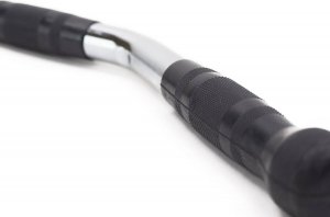 UnderFit Uchwyt do wyciągu UNDERFIT, lekko łamany, podwójny, gumowany 4