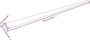 vidaXL Ochraniacze na narożnik, 2 szt., żółto-czarne, 4,5x4,5x104cm PU 6