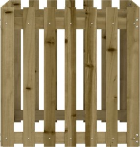 vidaXL Donica ogrodowa z płotkiem, 70x70x70 cm 6