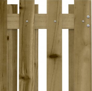 vidaXL Donica ogrodowa z płotkiem, 70x70x70 cm 7