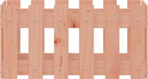 vidaXL Donica ogrodowa z płotkiem, 60x30x30 cm, lite drewno daglezjowe 5