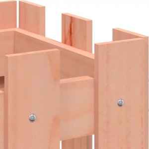 vidaXL Donica ogrodowa z płotkiem, 60x30x30 cm, lite drewno daglezjowe 7